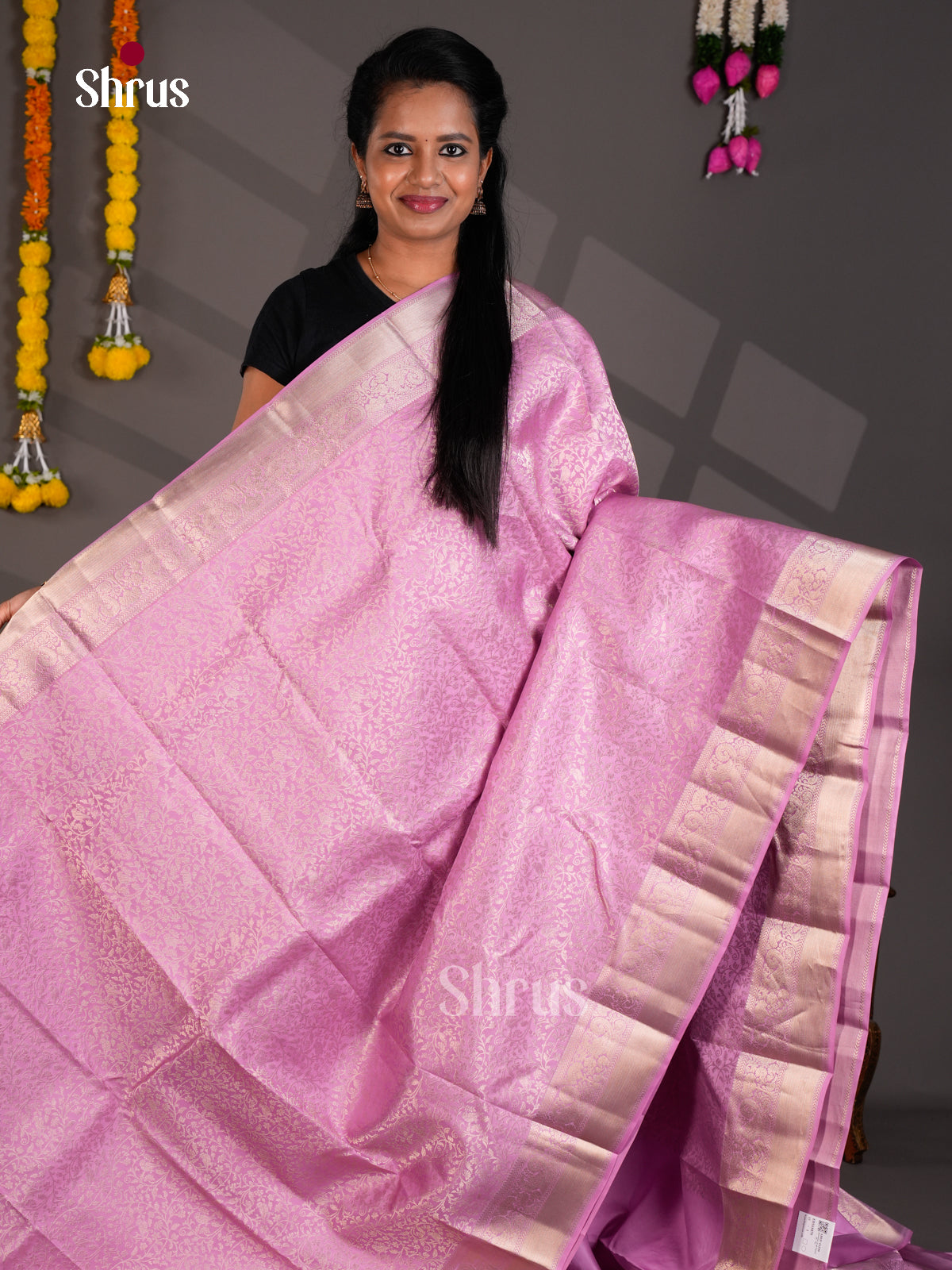 Kanchipuram silk Saree - EBS18478 - Shop on Shrus.com