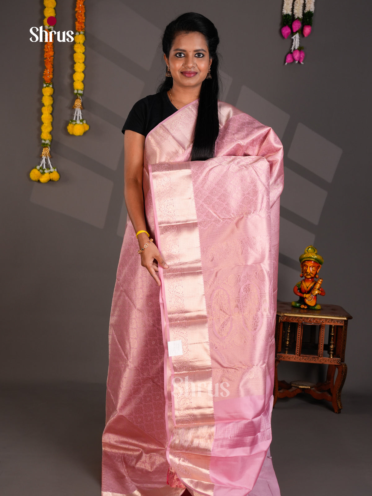 Kanchipuram silk Saree - EBS18481 - Shop on Shrus.com