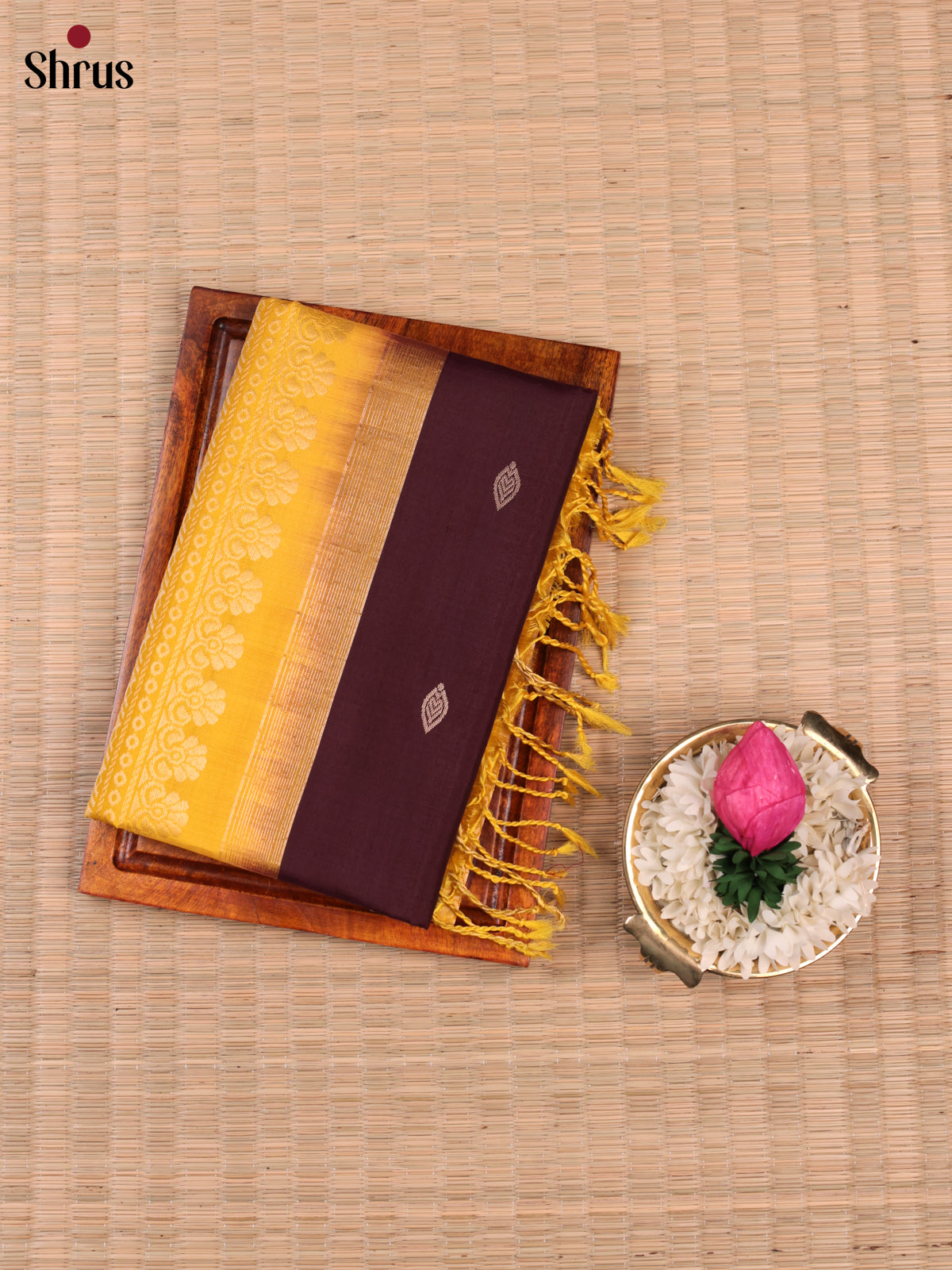 EBS18508 - Soft Silk Saree - Shop on Shrus.com