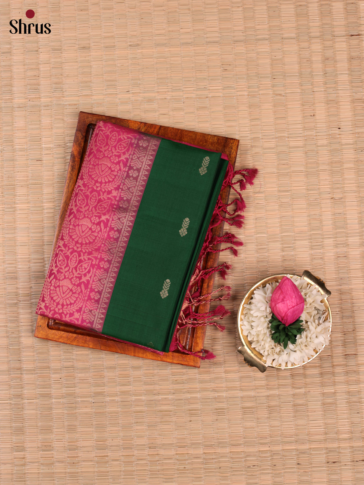 EBS18517 - Soft Silk Saree - Shop on Shrus.com
