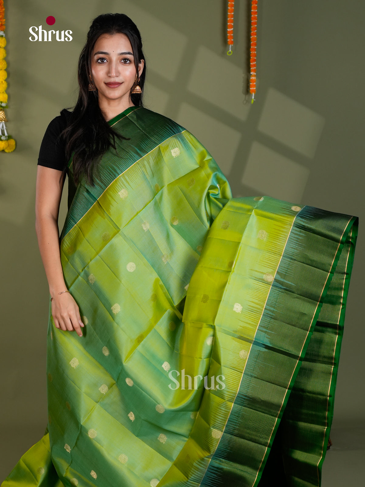 EBS18576 - Soft Silk Saree - Shop on Shrus.com