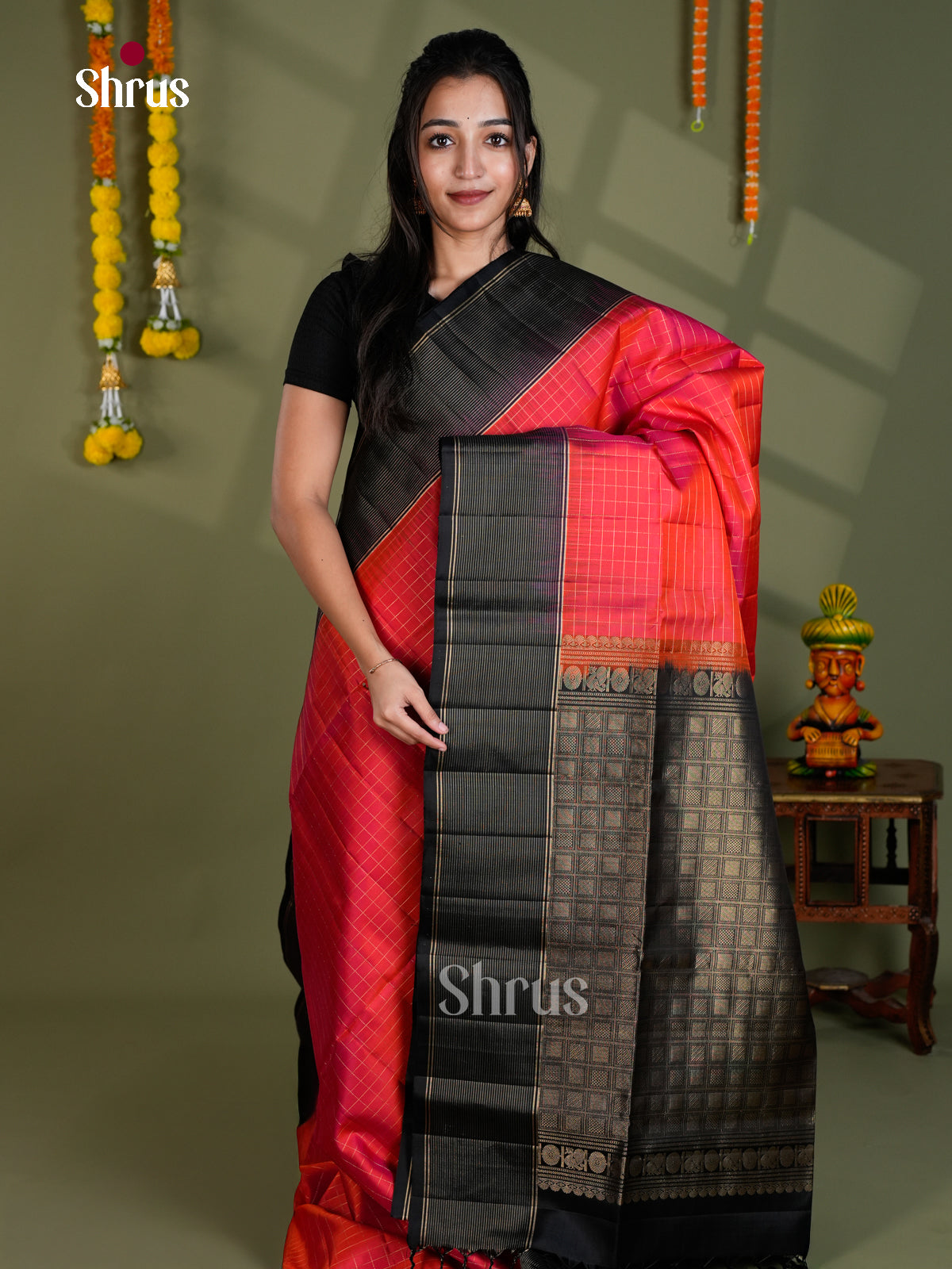 EBS18577 - Soft Silk Saree - Shop on Shrus.com