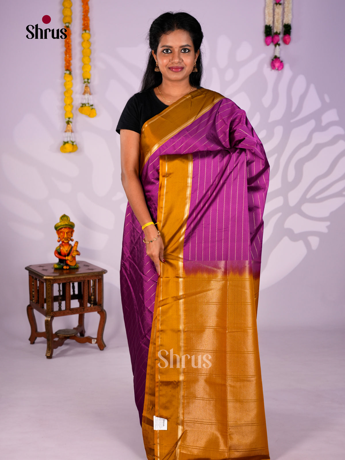 Semi Softsilk Saree - EBS19002 - Shop on Shrus.com