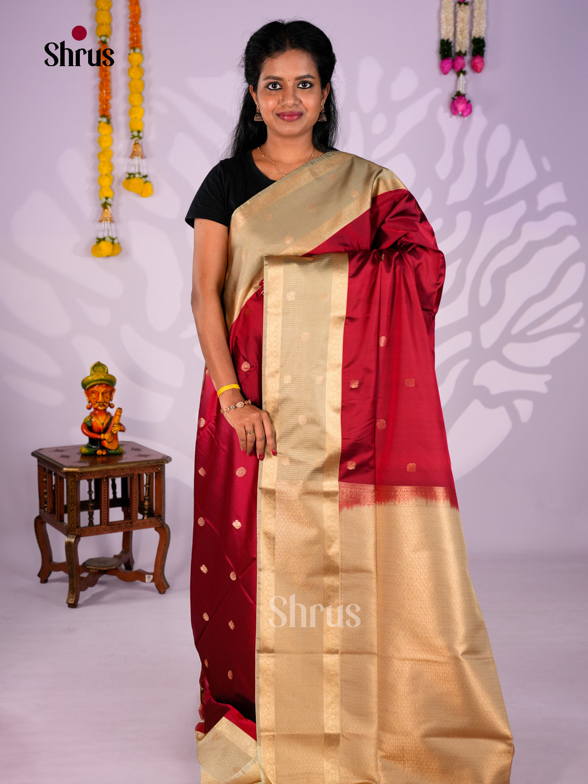 Semi Softsilk Saree - EBS19030 - Shop on Shrus.com