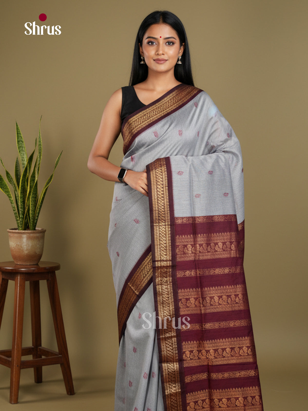 Kalyani Cotton Saree - EBS19046 - Shop on Shrus.com