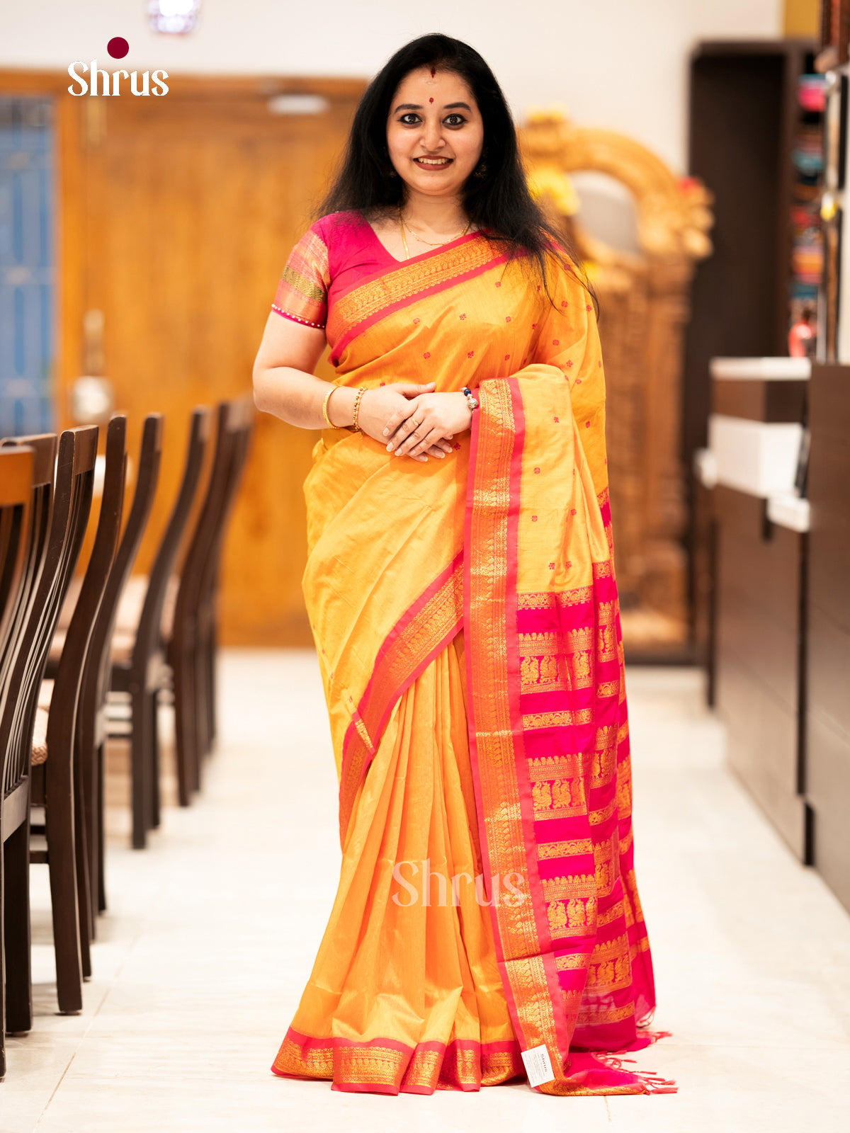 Kalyani Cotton Saree - EBS19057 - Shop on Shrus.com