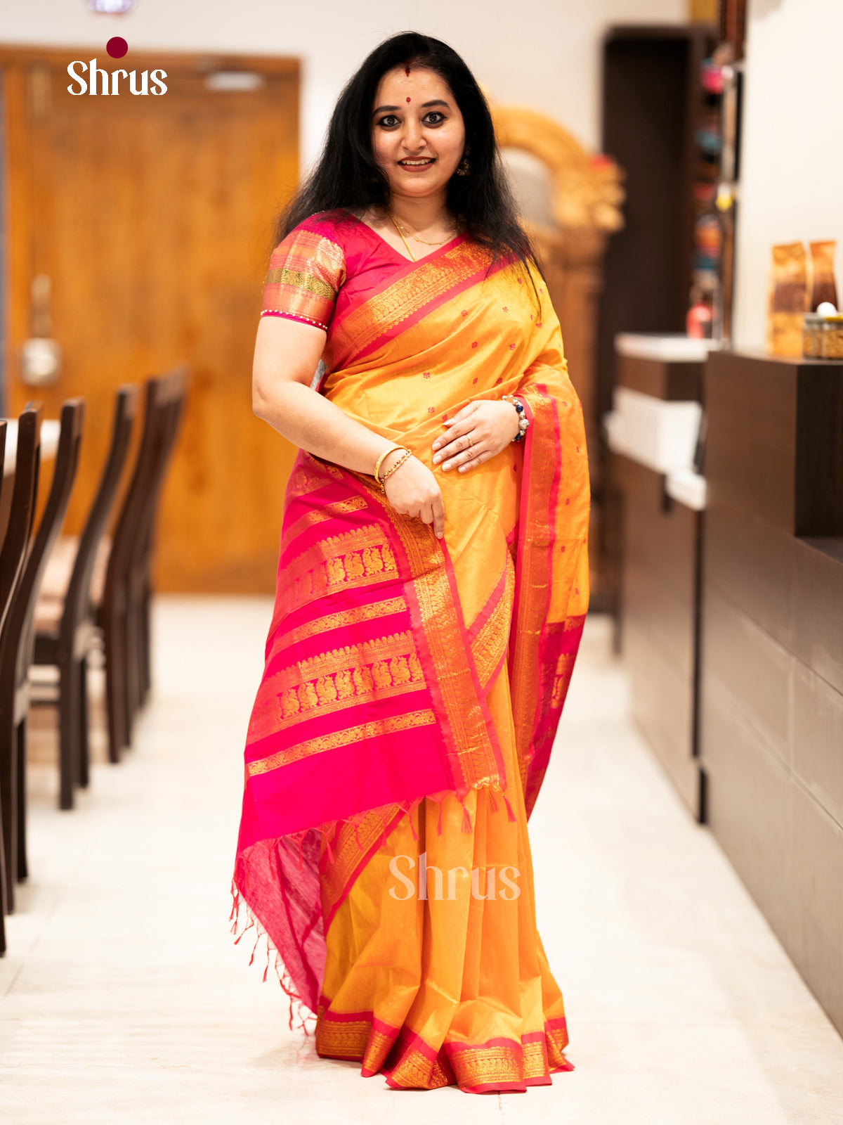 Kalyani Cotton Saree - EBS19057 - Shop on Shrus.com