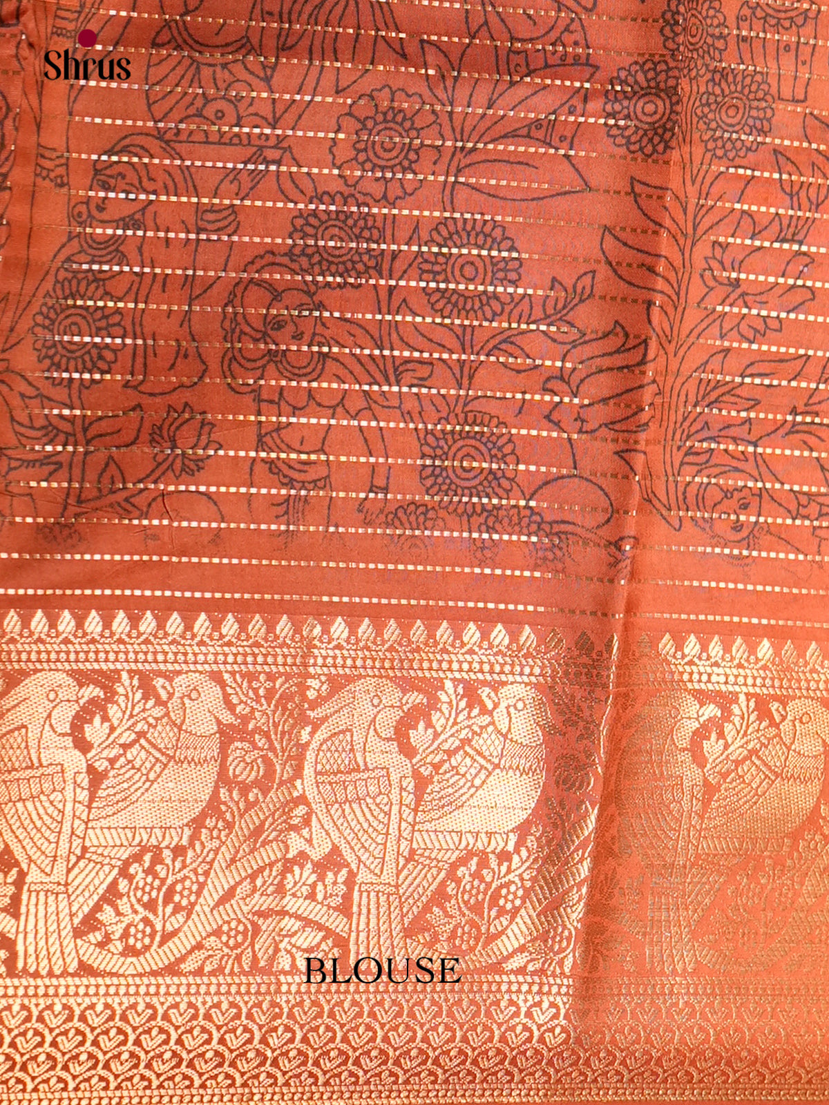 Semi Tussar Saree - EBS20001 - Shop on Shrus.com