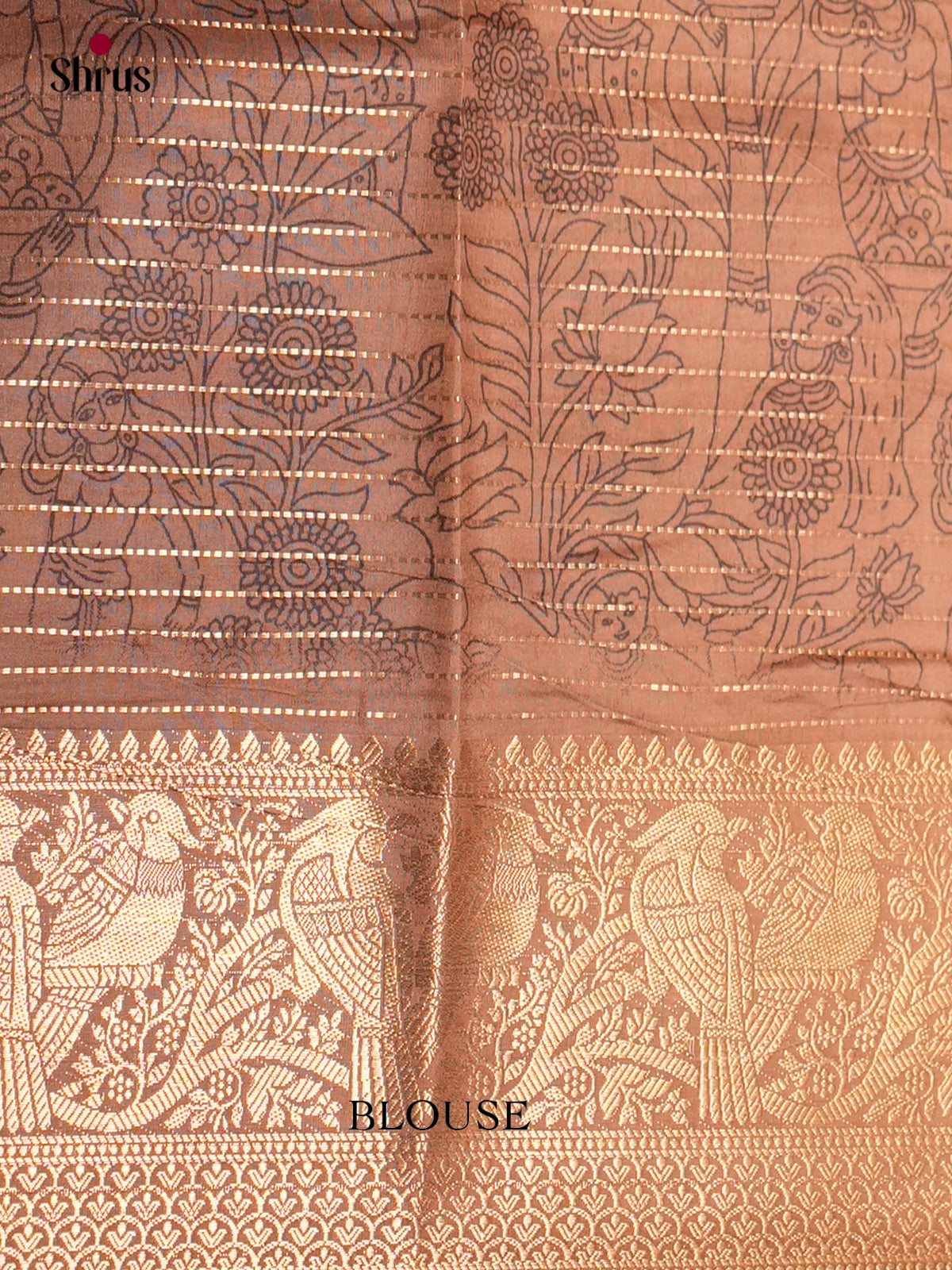 Semi Tussar Saree - EBS20005 - Shop on Shrus.com