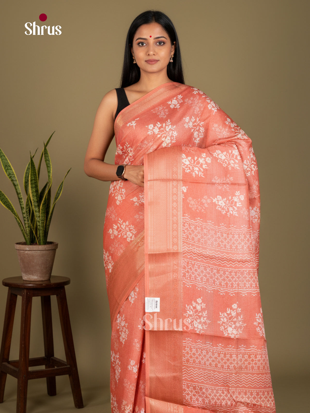 Semi Crepe Saree - EBS20368 - Shop on Shrus.com