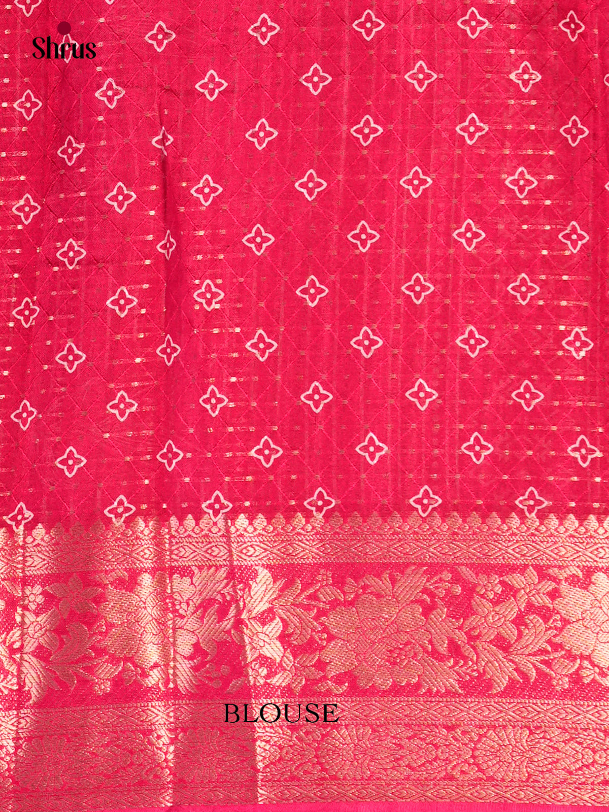 Pink - Semi Crepe Saree - EBS20434 - Shop on Shrus.com