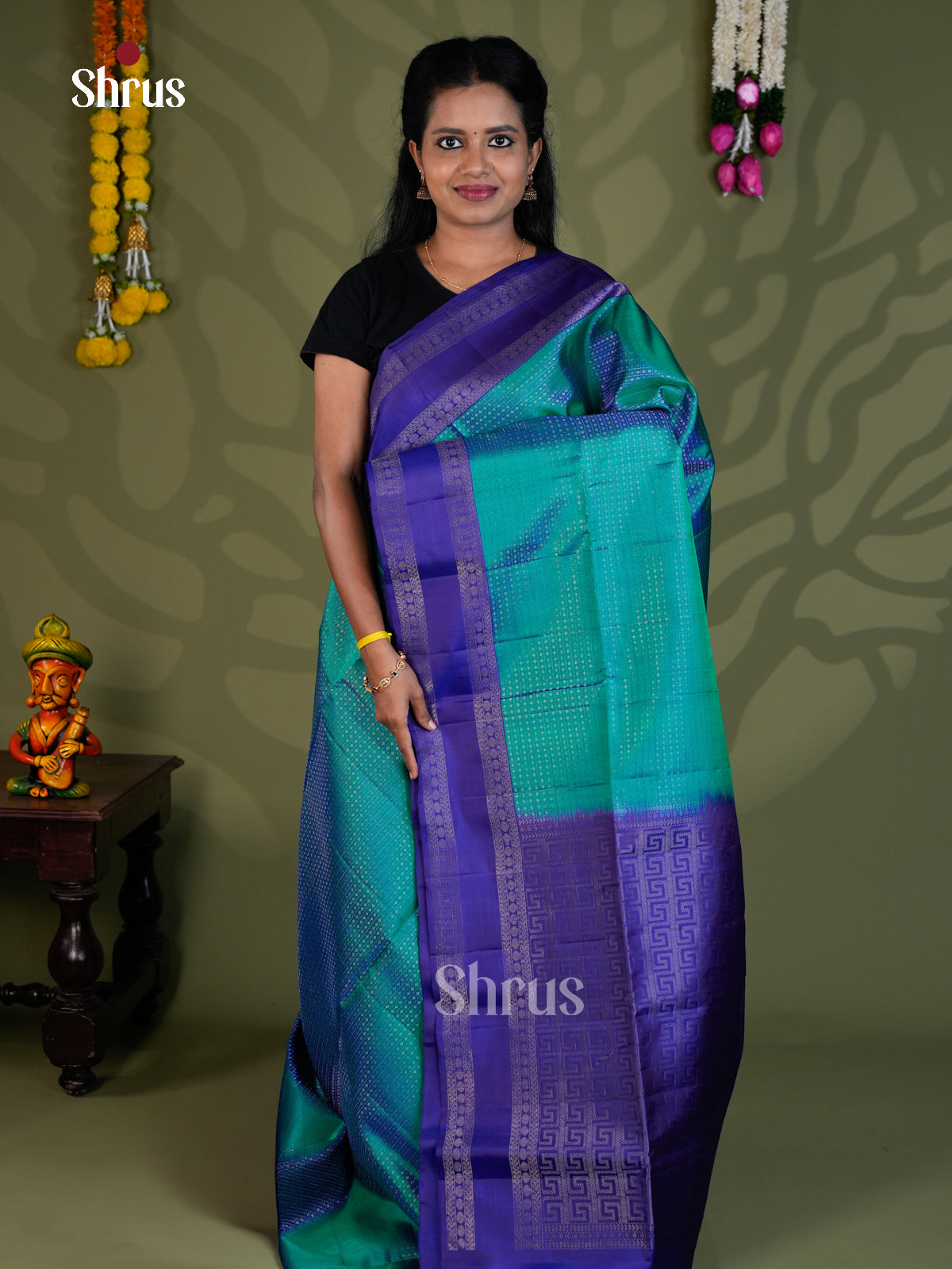 Soft Silk Saree - EBS21003 - Shop on Shrus.com