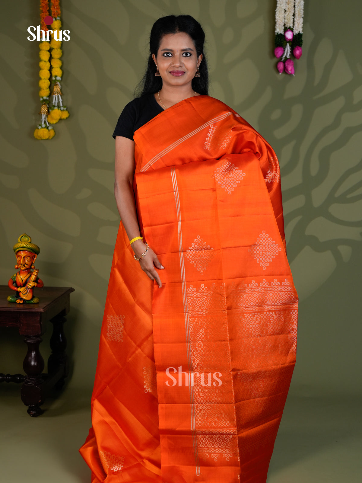 Soft Silk Saree - EBS21008 - Shop on Shrus.com
