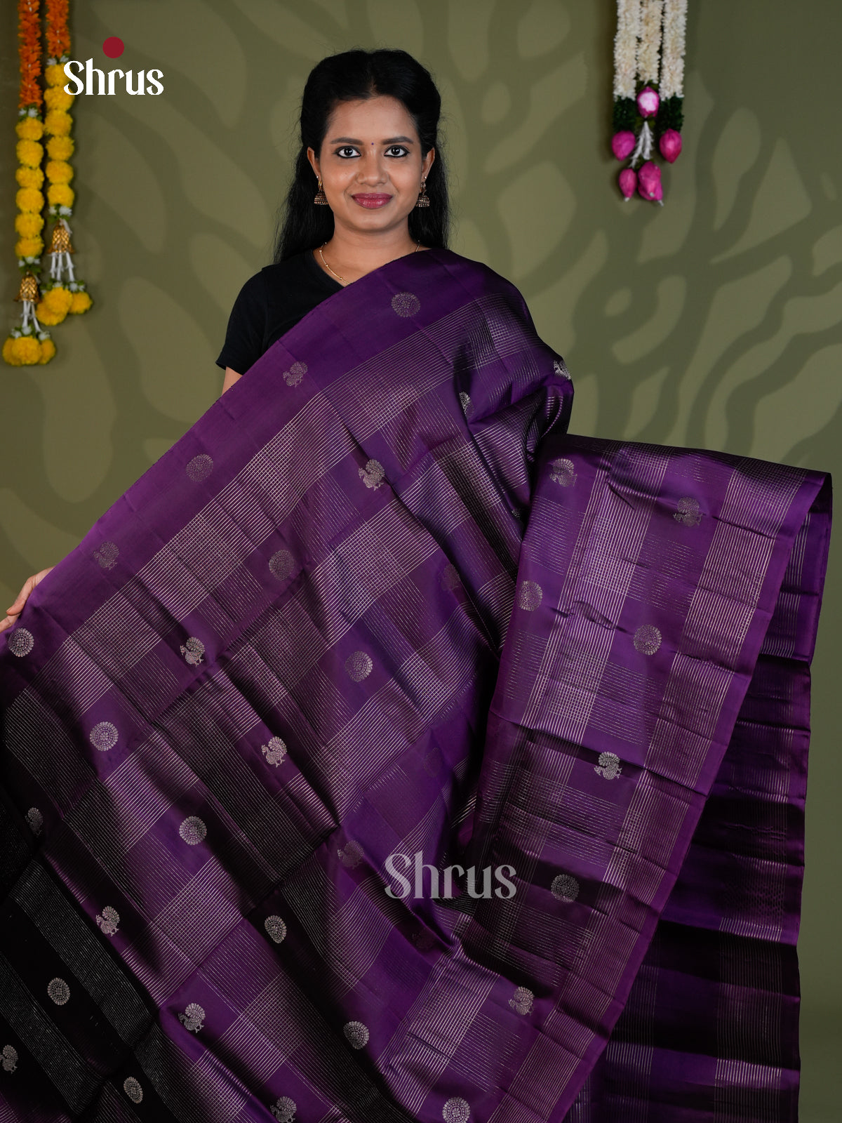 Soft Silk Saree - EBS21014 - Shop on Shrus.com