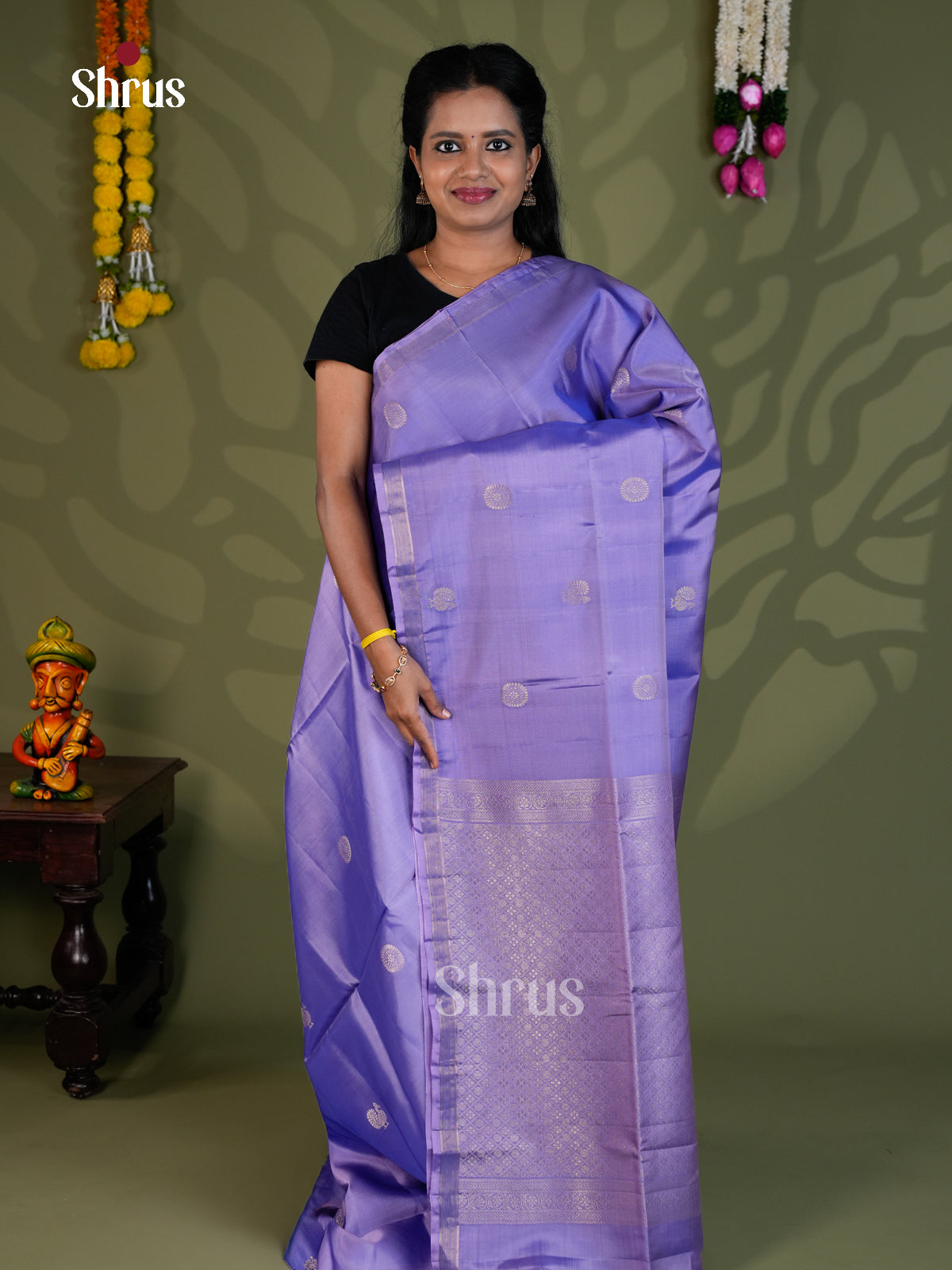 Softsilk-halfpure Saree - EBS21029 - Shop on Shrus.com