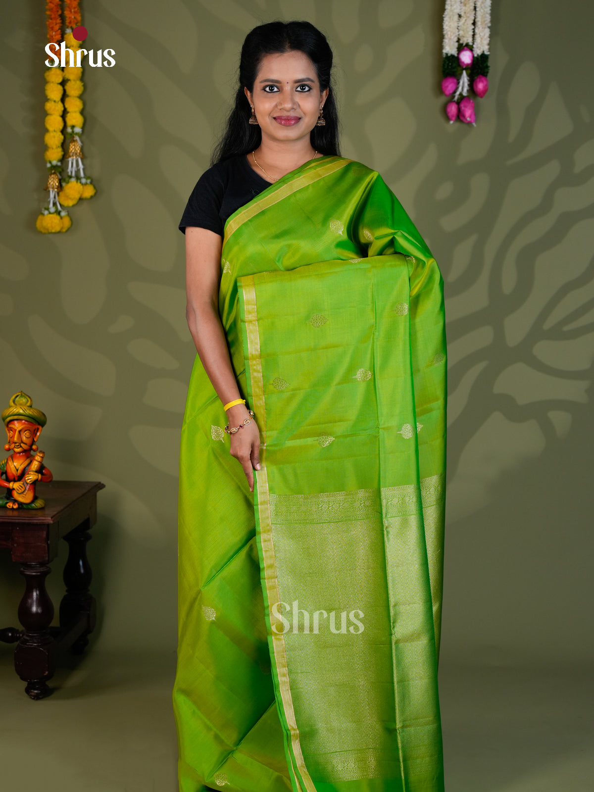 Softsilk-halfpure Saree - EBS21030 - Shop on Shrus.com