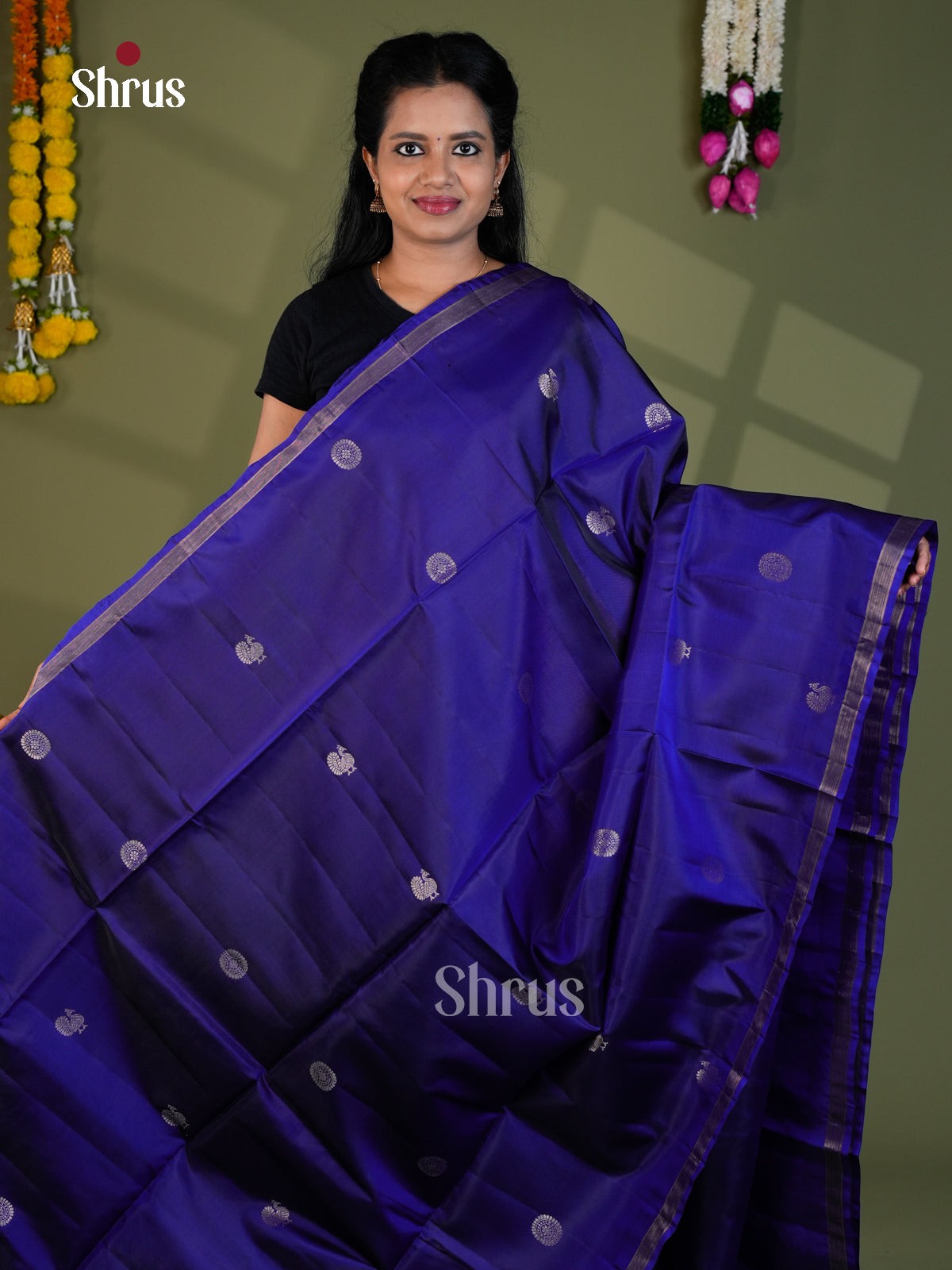 Softsilk-halfpure Saree - EBS21035 - Shop on Shrus.com