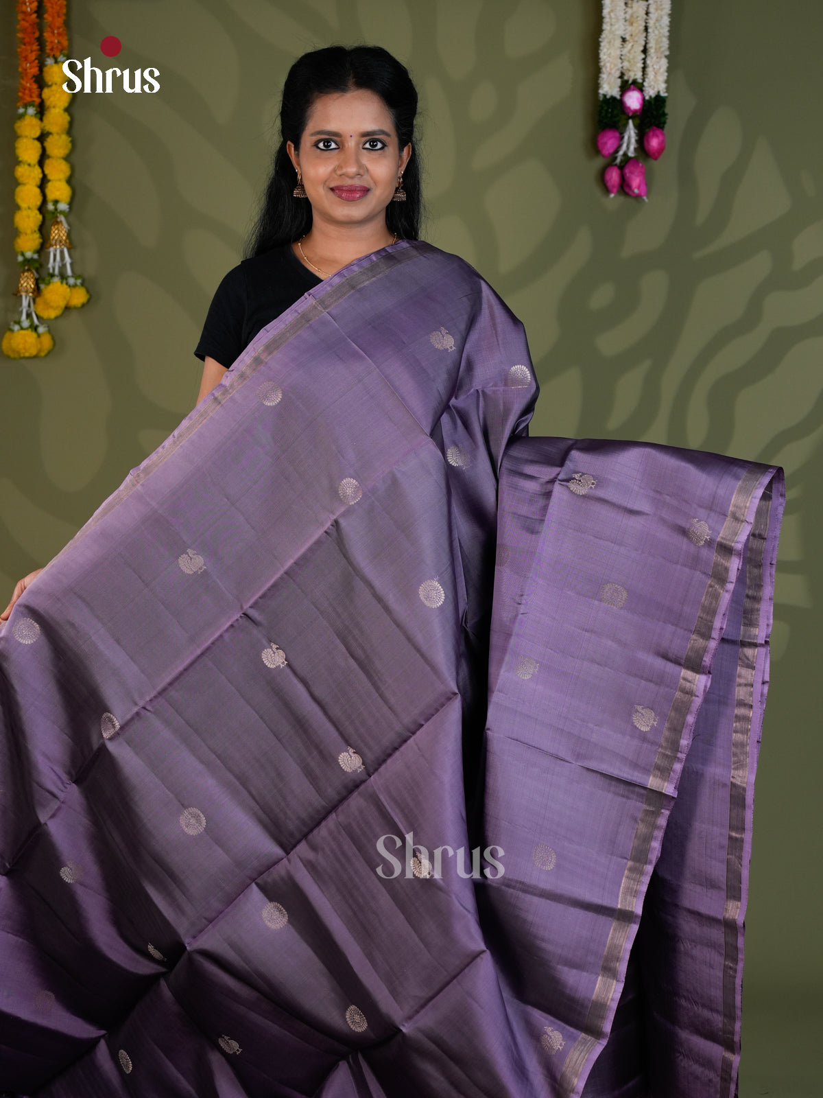 Softsilk-halfpure Saree - EBS21037 - Shop on Shrus.com