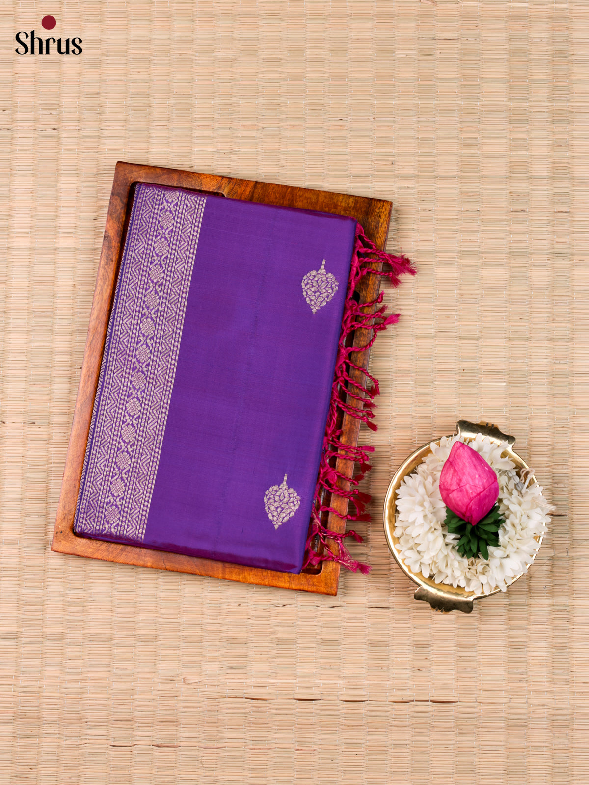Softsilk-halfpure Saree - EBS21038 - Shop on Shrus.com
