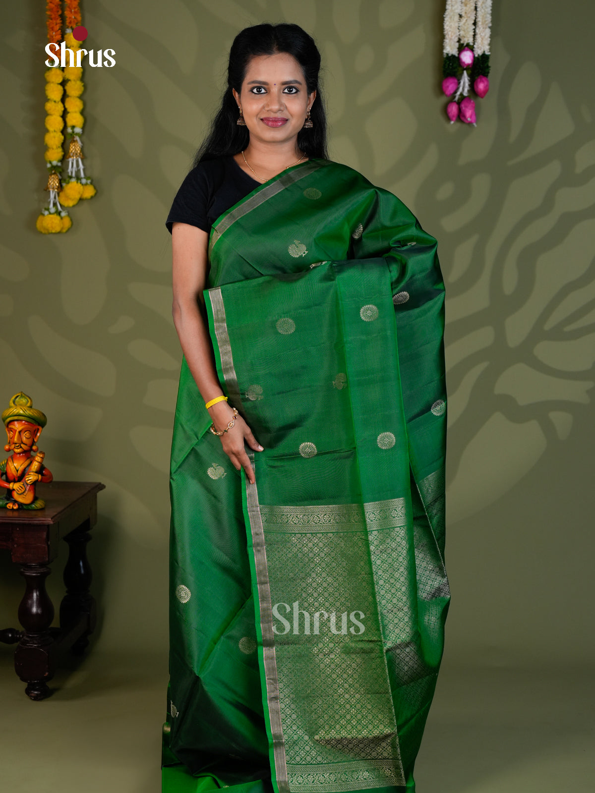 Softsilk-halfpure Saree - EBS21039 - Shop on Shrus.com