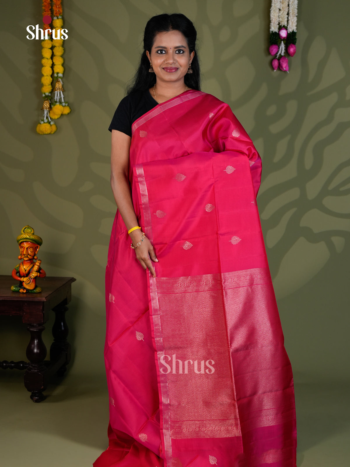 Softsilk-halfpure Saree - EBS21040 - Shop on Shrus.com