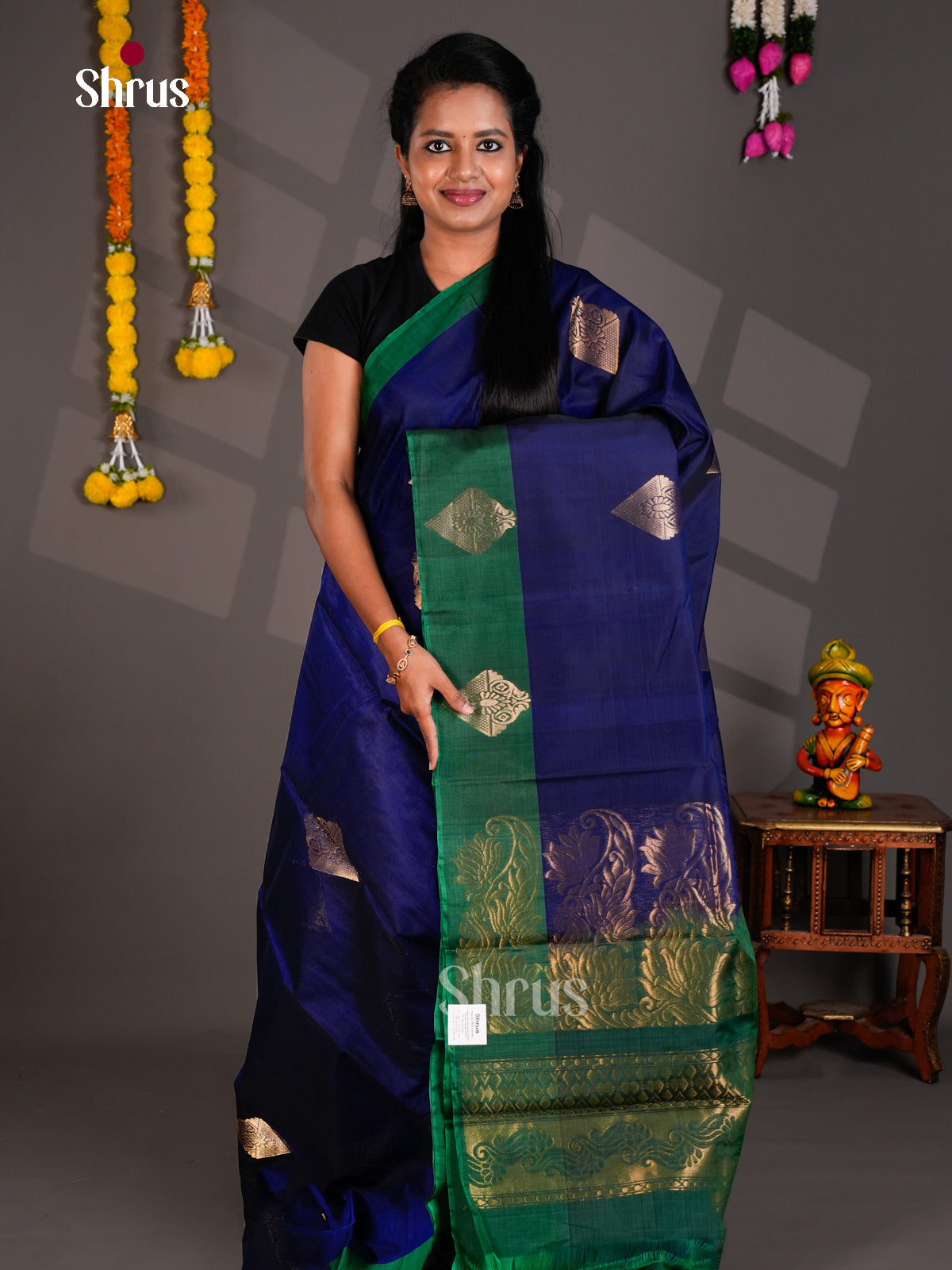 Timeless Silk Cotton Saree - EBS21049 - Shop on Shrus.com