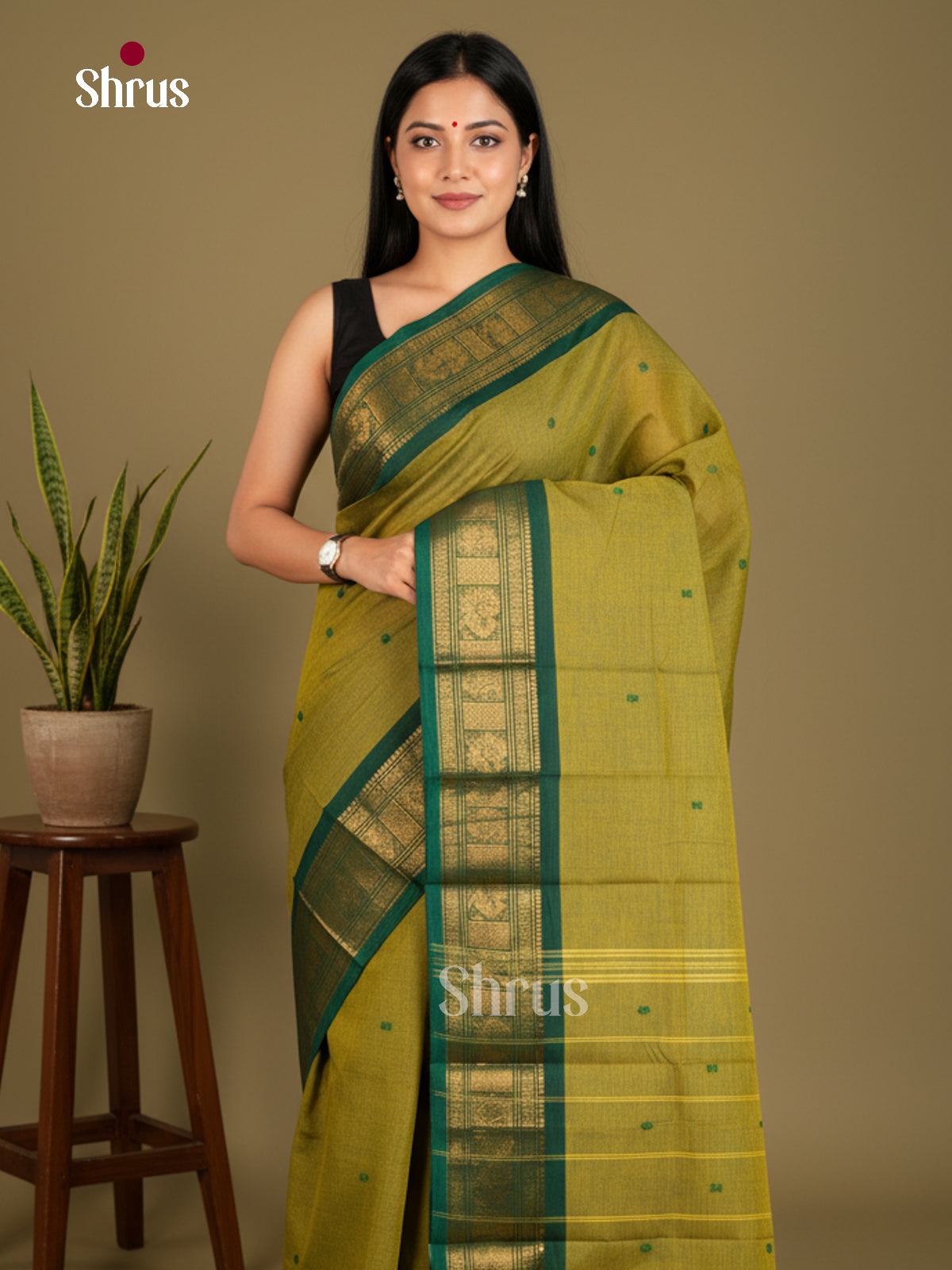 Chettinad Cotton Saree - EBS21137 - Shop on Shrus.com