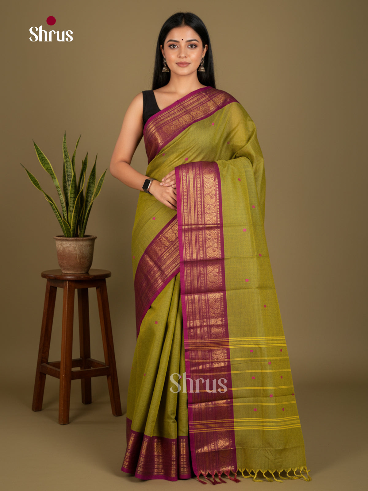 Chettinad Cotton Saree - EBS21153 - Shop on Shrus.com
