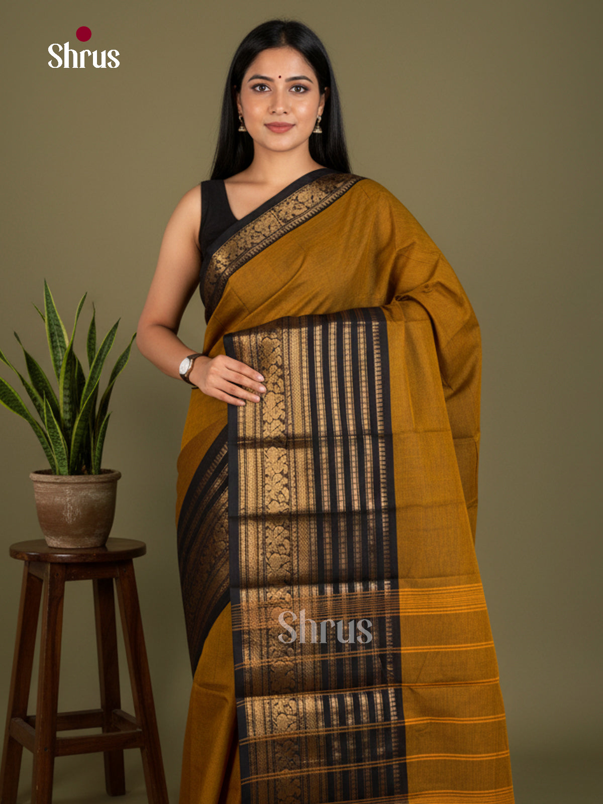 Chettinad Cotton Saree - EBS21168 - Shop on Shrus.com