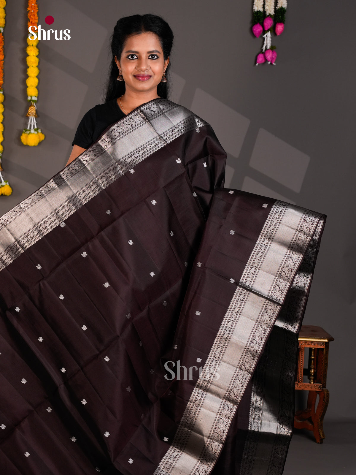 Soft Silk Saree - EBS23047 - Shop on Shrus.com