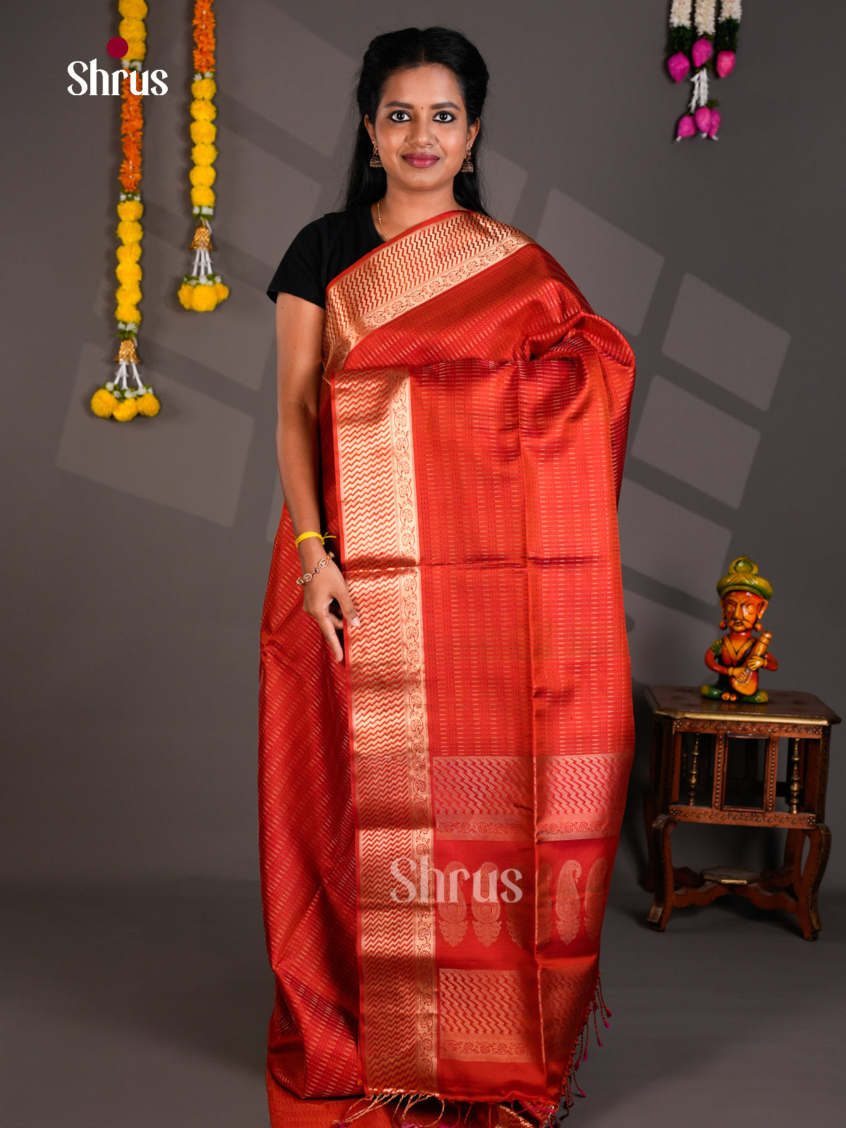 Soft Silk Saree - EBS23062 - Shop on Shrus.com