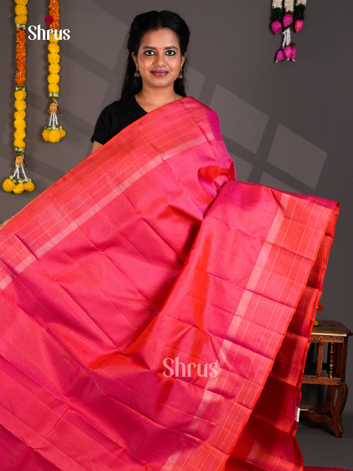 Kanchipuram silk Saree - EBS23066 - Shop on Shrus.com