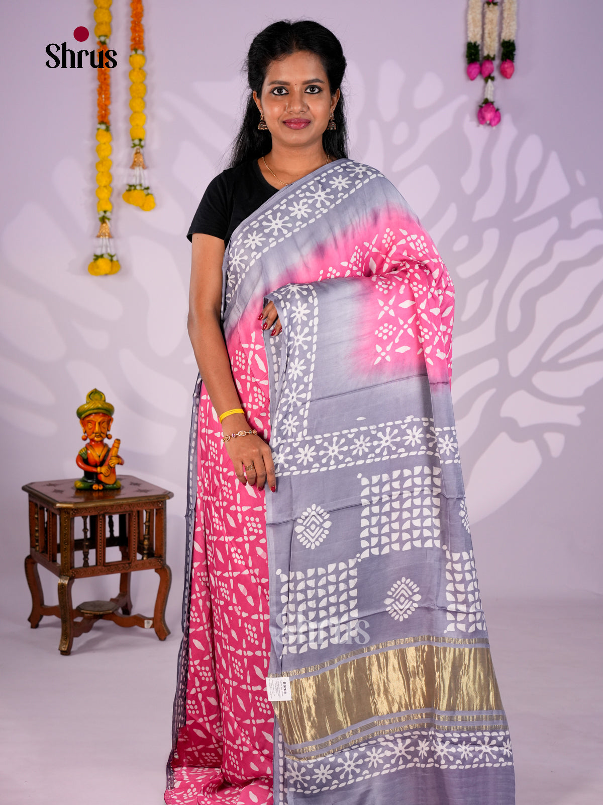 Modal Silk Saree - EBS23087 - Shop on Shrus.com