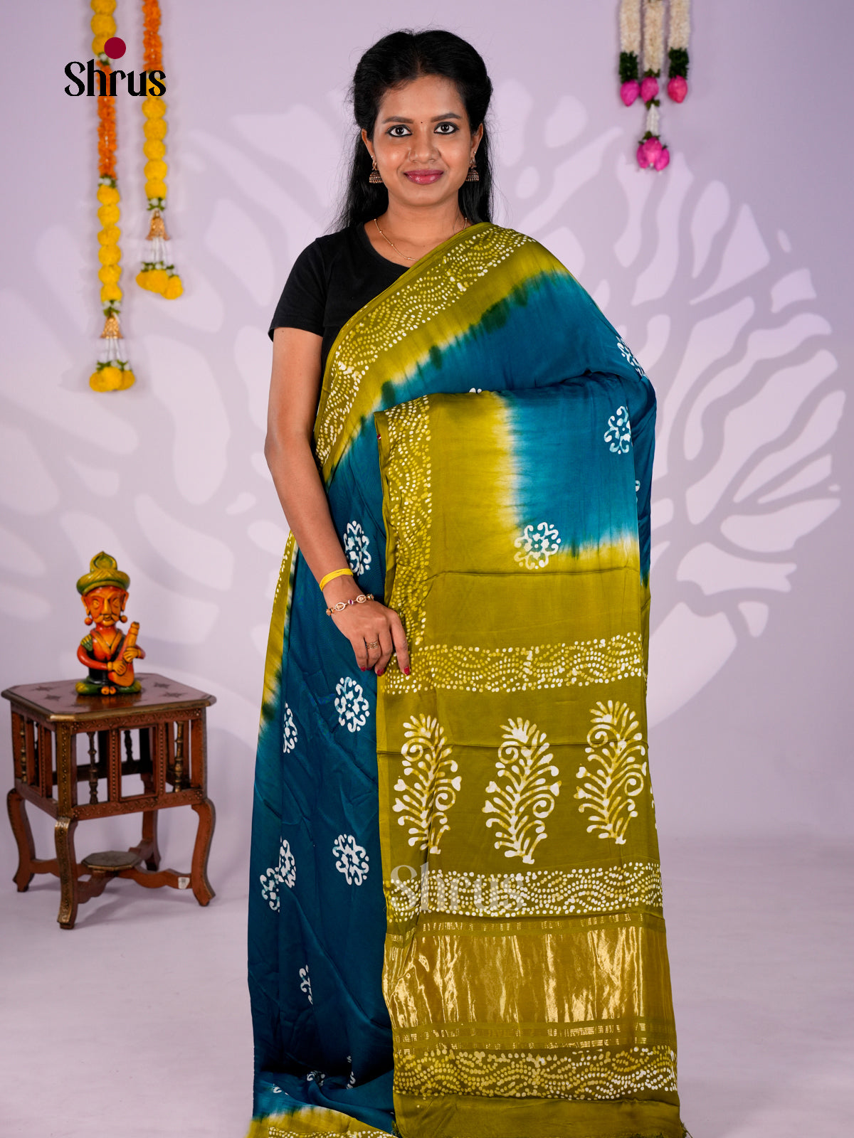 Modal Silk Saree - EBS23125 - Shop on Shrus.com