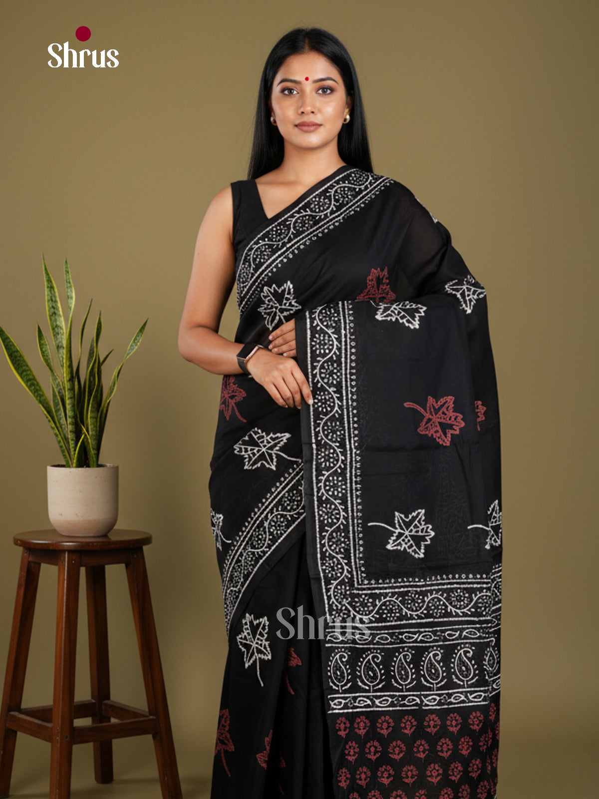 Jaipur cotton Saree - EBS23217 - Shop on Shrus.com