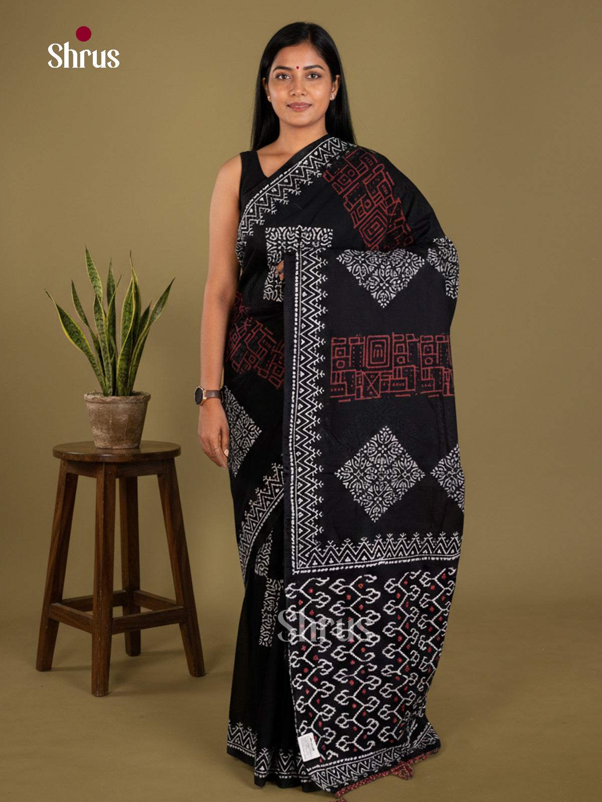 Jaipur cotton Saree - EBS23218 - Shop on Shrus.com