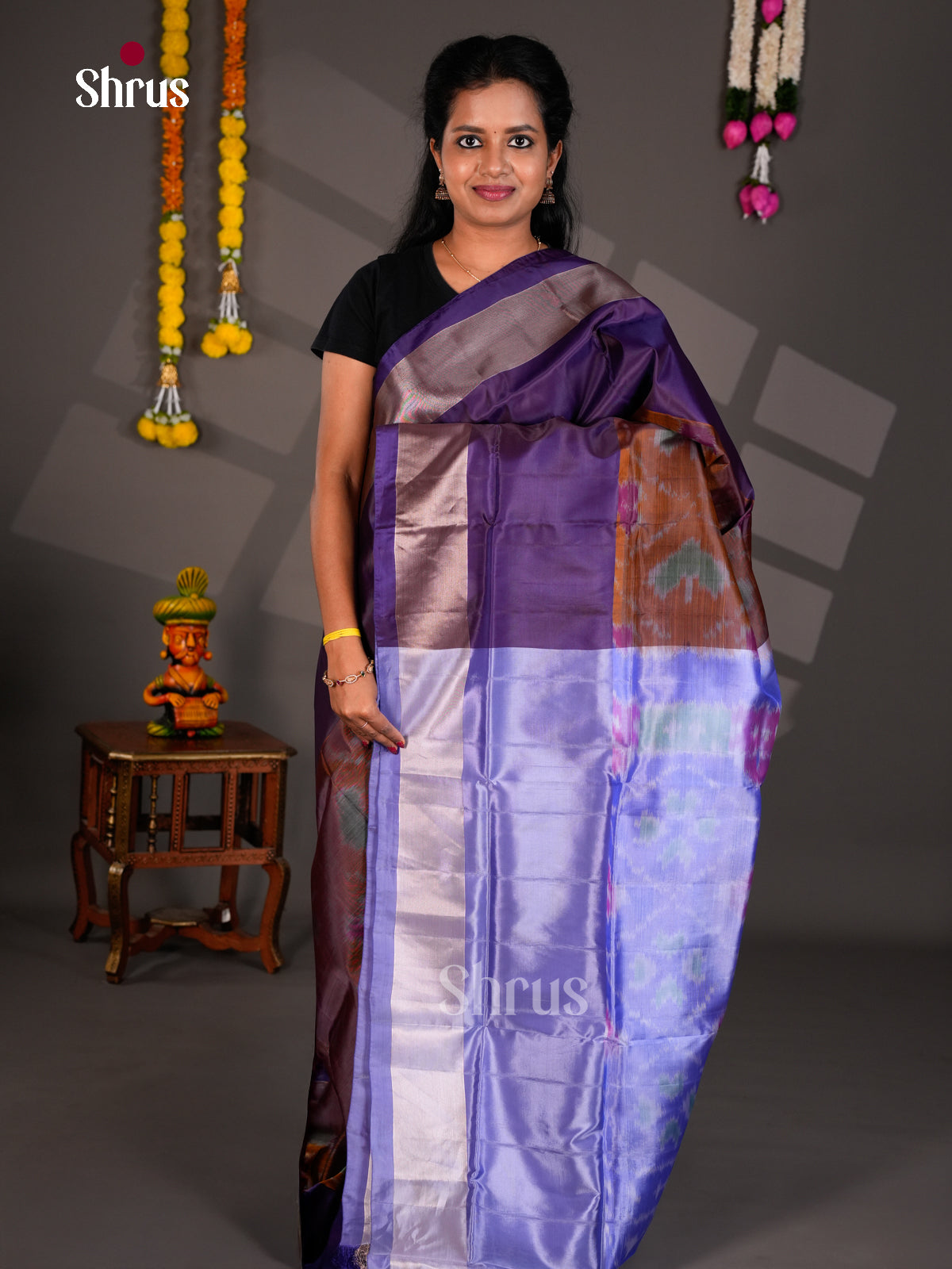 Semi uppada Saree - EBS25019 - Shop on Shrus.com