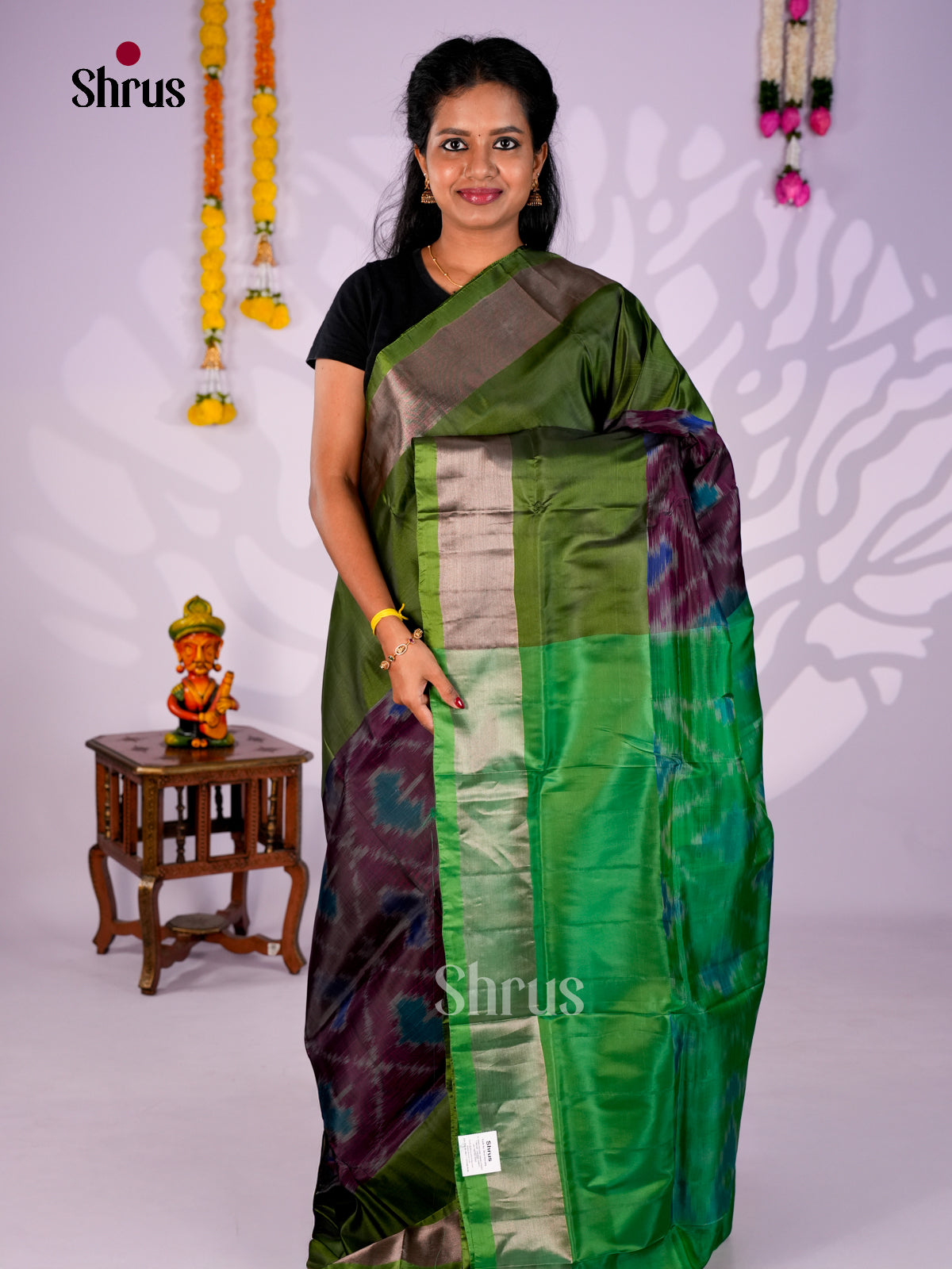 Semi uppada Saree - EBS25021 - Shop on Shrus.com
