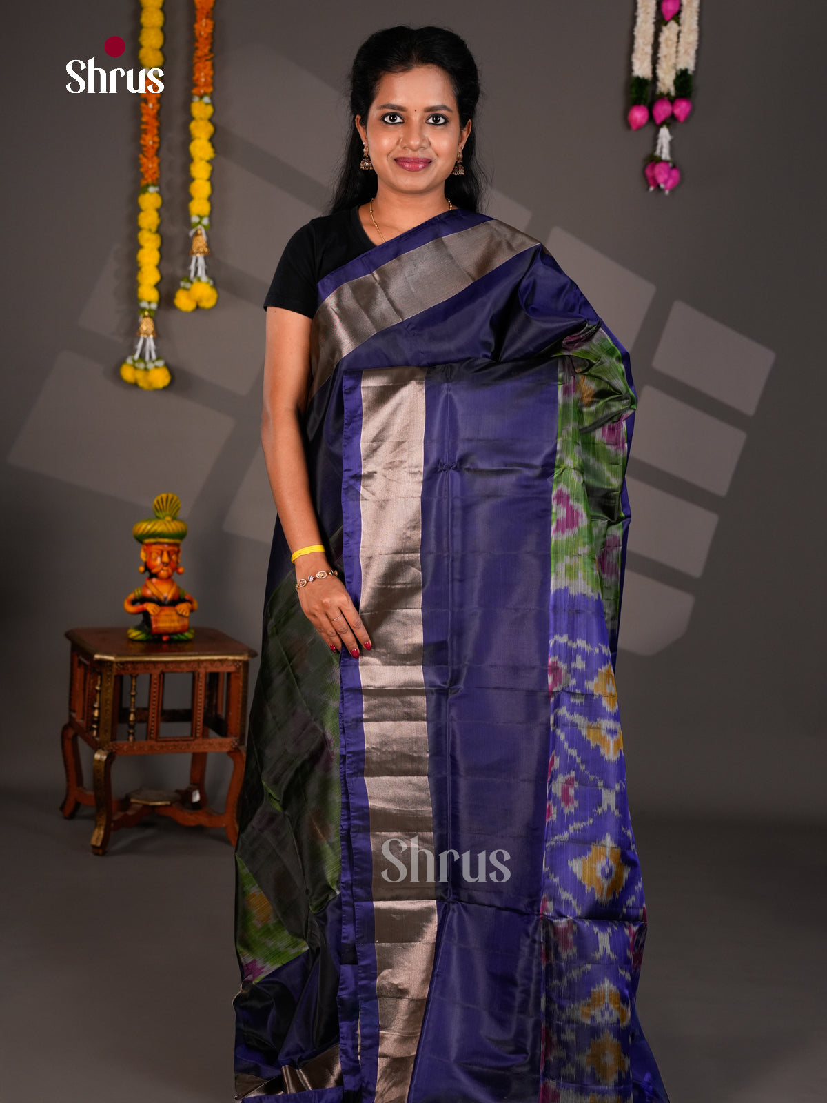Semi uppada Saree - EBS25023 - Shop on Shrus.com