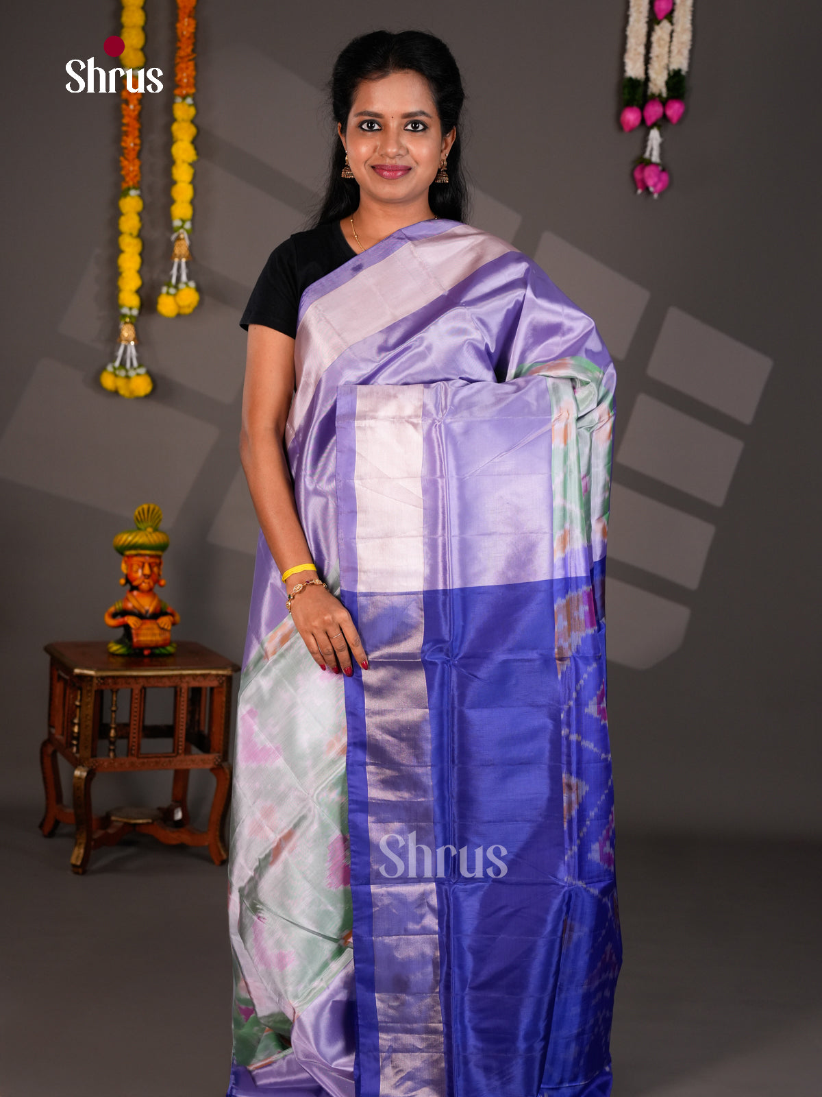 Semi uppada Saree - EBS25029 - Shop on Shrus.com