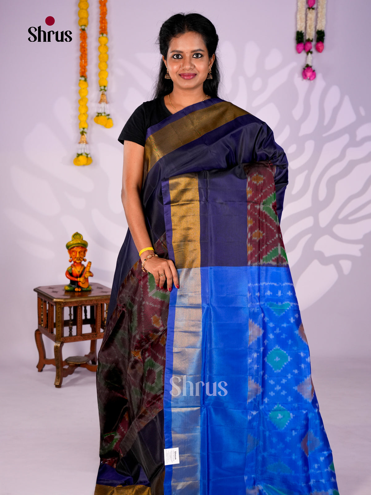 Semi uppada Saree - EBS25035 - Shop on Shrus.com