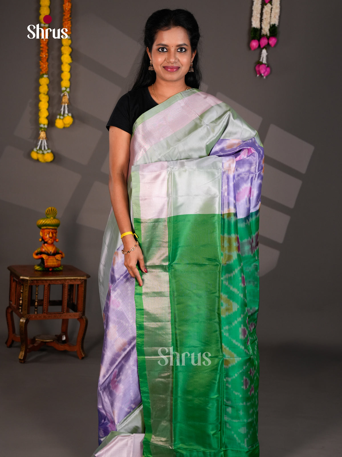 Semi uppada Saree - EBS25037 - Shop on Shrus.com