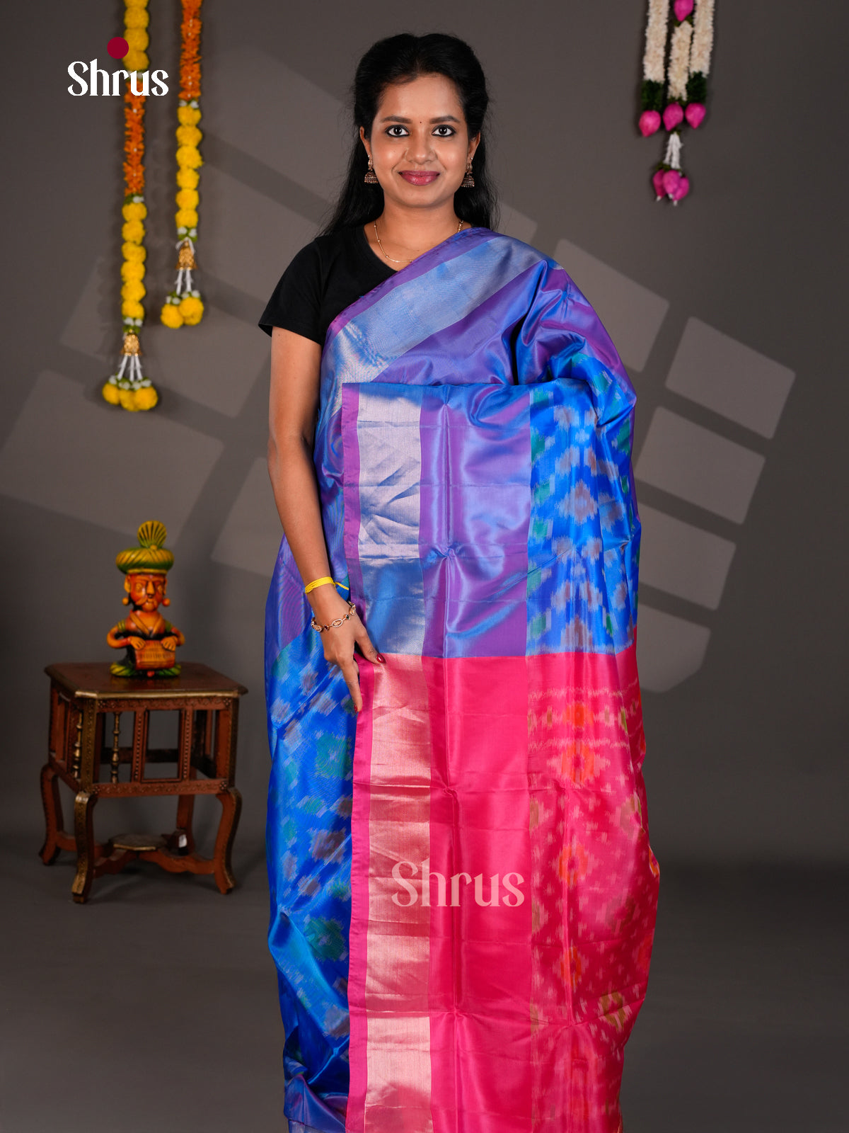 Semi uppada Saree - EBS25038 - Shop on Shrus.com