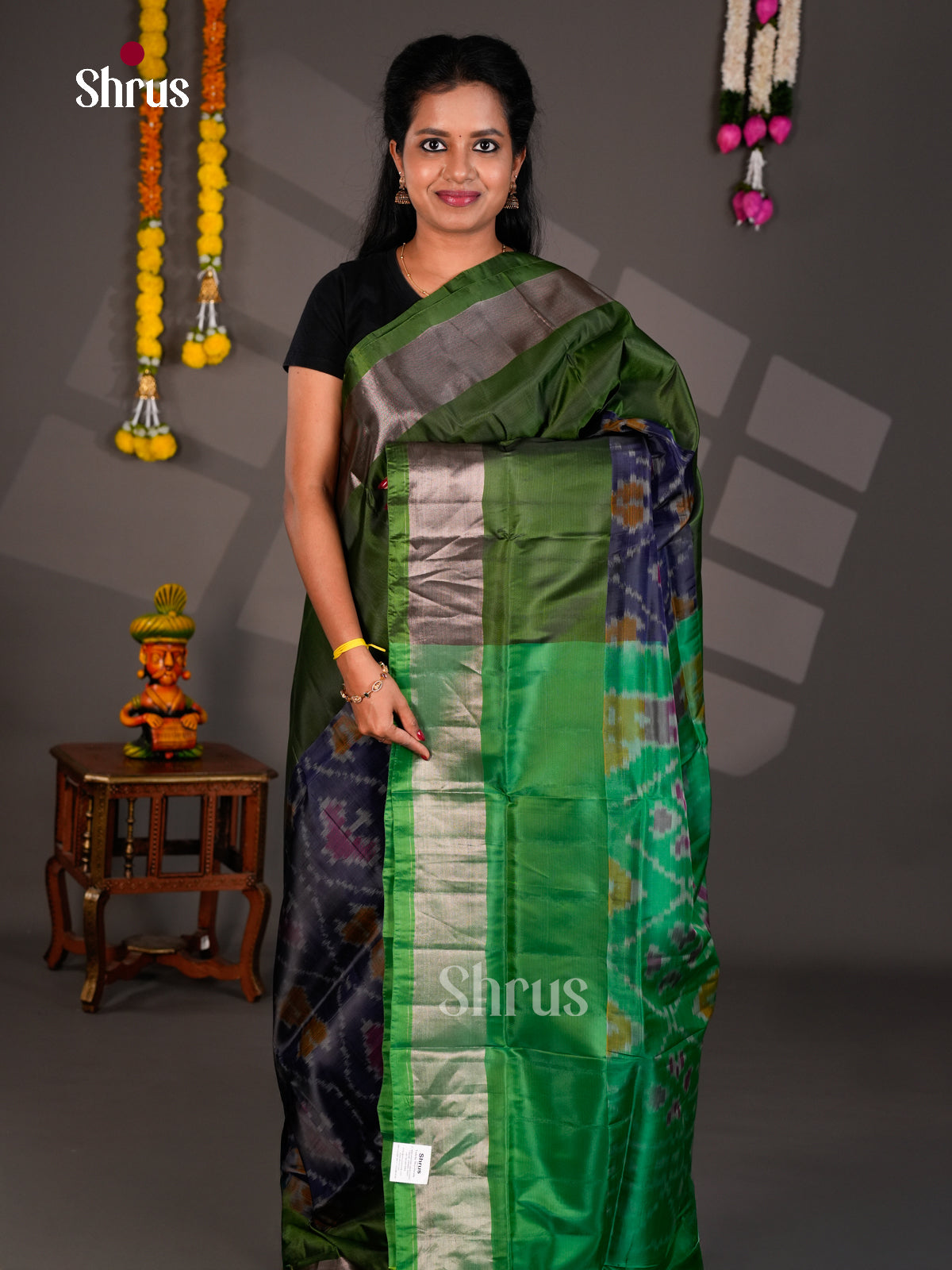 Semi uppada Saree - EBS25040 - Shop on Shrus.com