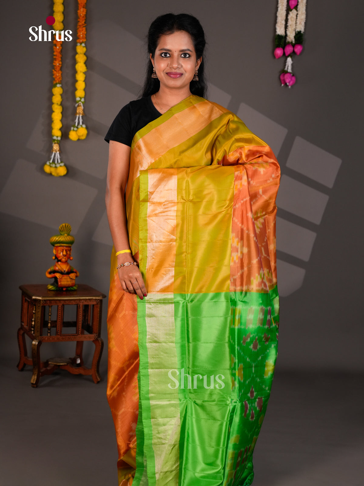 Semi uppada Saree - EBS25048 - Shop on Shrus.com