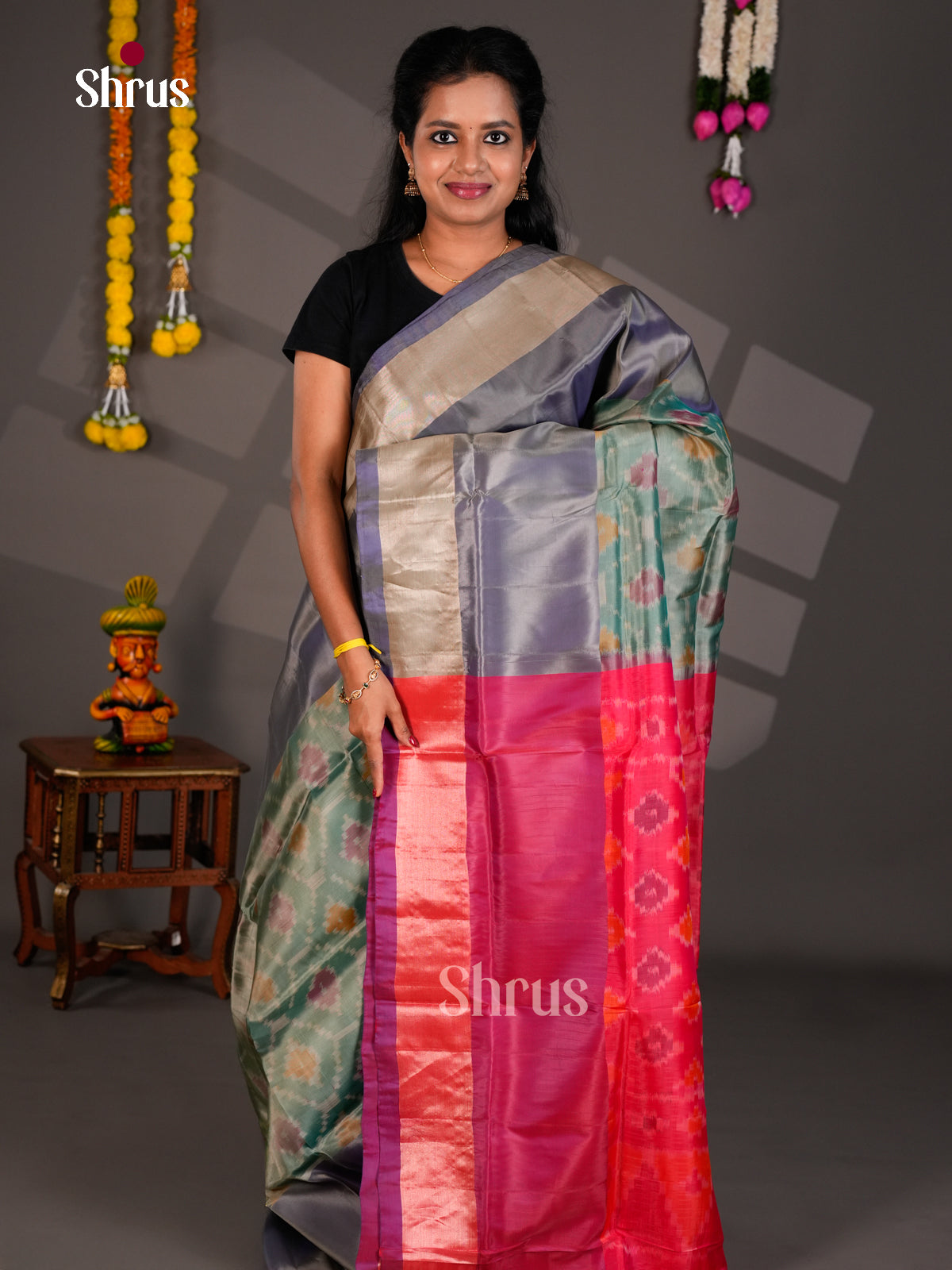 Semi uppada Saree - EBS25050 - Shop on Shrus.com