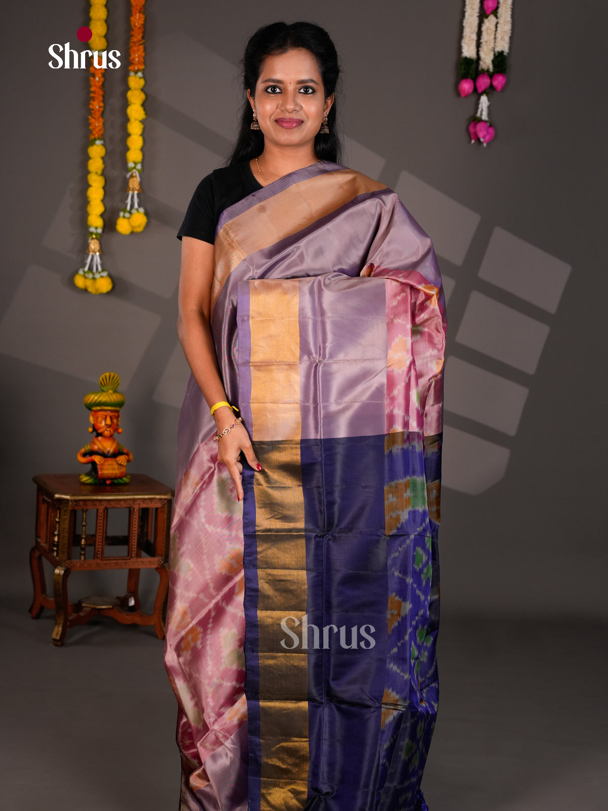 Semi uppada Saree - EBS25052 - Shop on Shrus.com