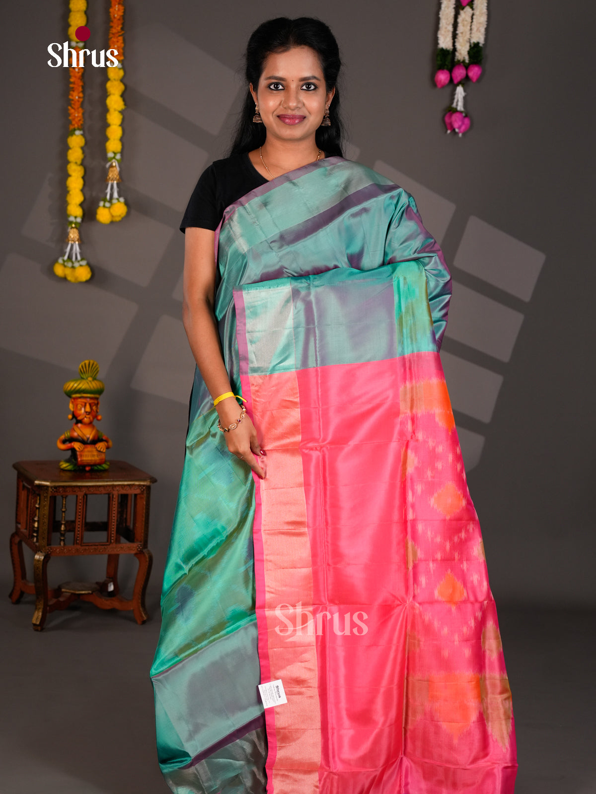 Semi uppada Saree - EBS25056 - Shop on Shrus.com