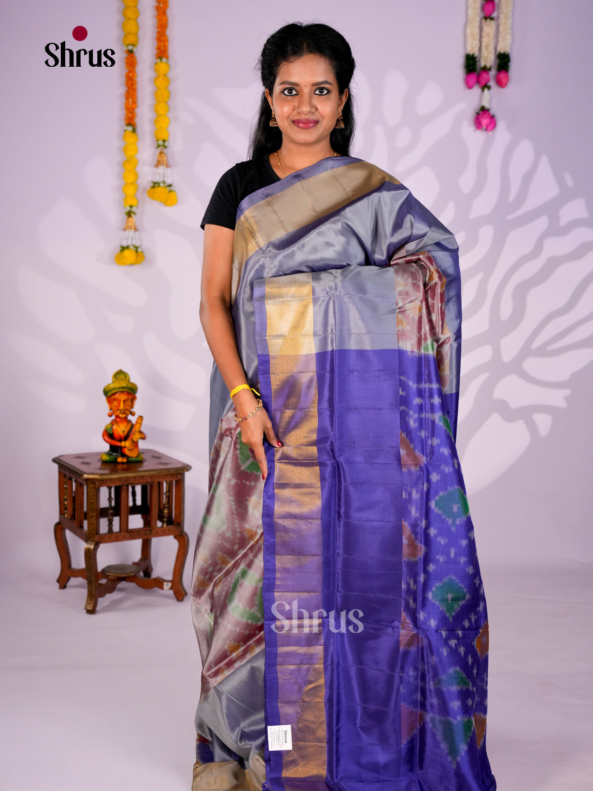 Semi uppada Saree - EBS25059 - Shop on Shrus.com