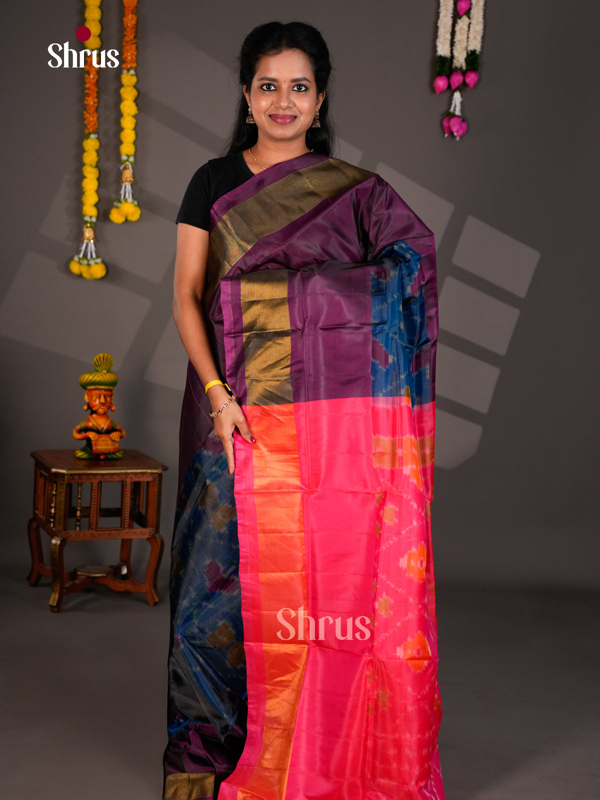 Semi uppada Saree - EBS25062 - Shop on Shrus.com